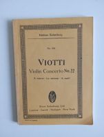 Viotti Violin Concerto 22 A moll Pocket Score