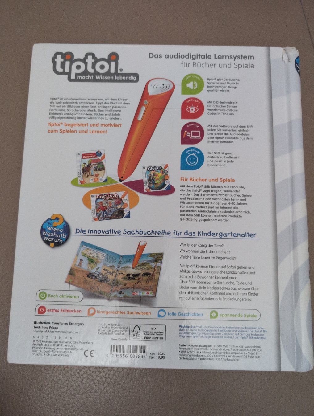 Libri: tiptoi Entdecke die Tiere Afrikas Buch – Usato da Schwerzenbach venduto da _charme_ 9