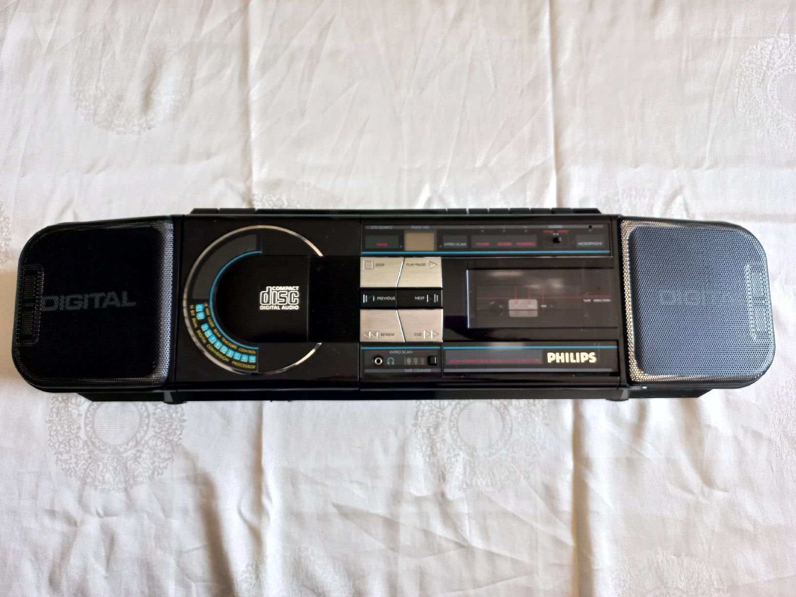Philips Multimediaplayer & Streamer: Radio-cassette CD Philips vintage D 8884/00. – Gebraucht aus Dompierre FR von fat_xth5 8