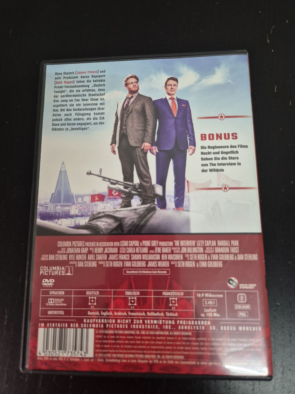 Alle DVDs: DVD The Interview – Gebraucht aus Wald ZH von _Hotarubi_ 1