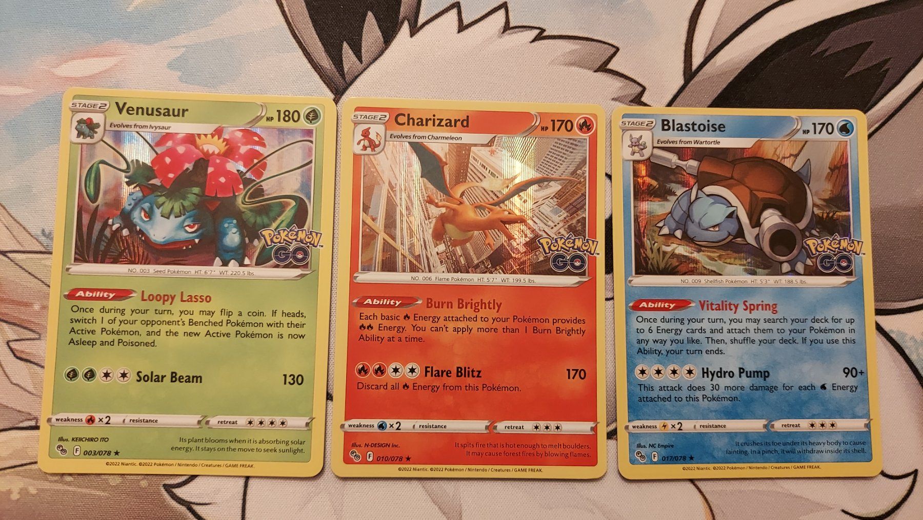 Pokémon Carte collezionabili: Venusaur, Charizard & Blastoise holo Pokemon Go – Nuovo (secondo la descrizione) da Meilen venduto da joe_jp89