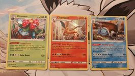 Venusaur, Charizard & Blastoise holo Pokemon Go