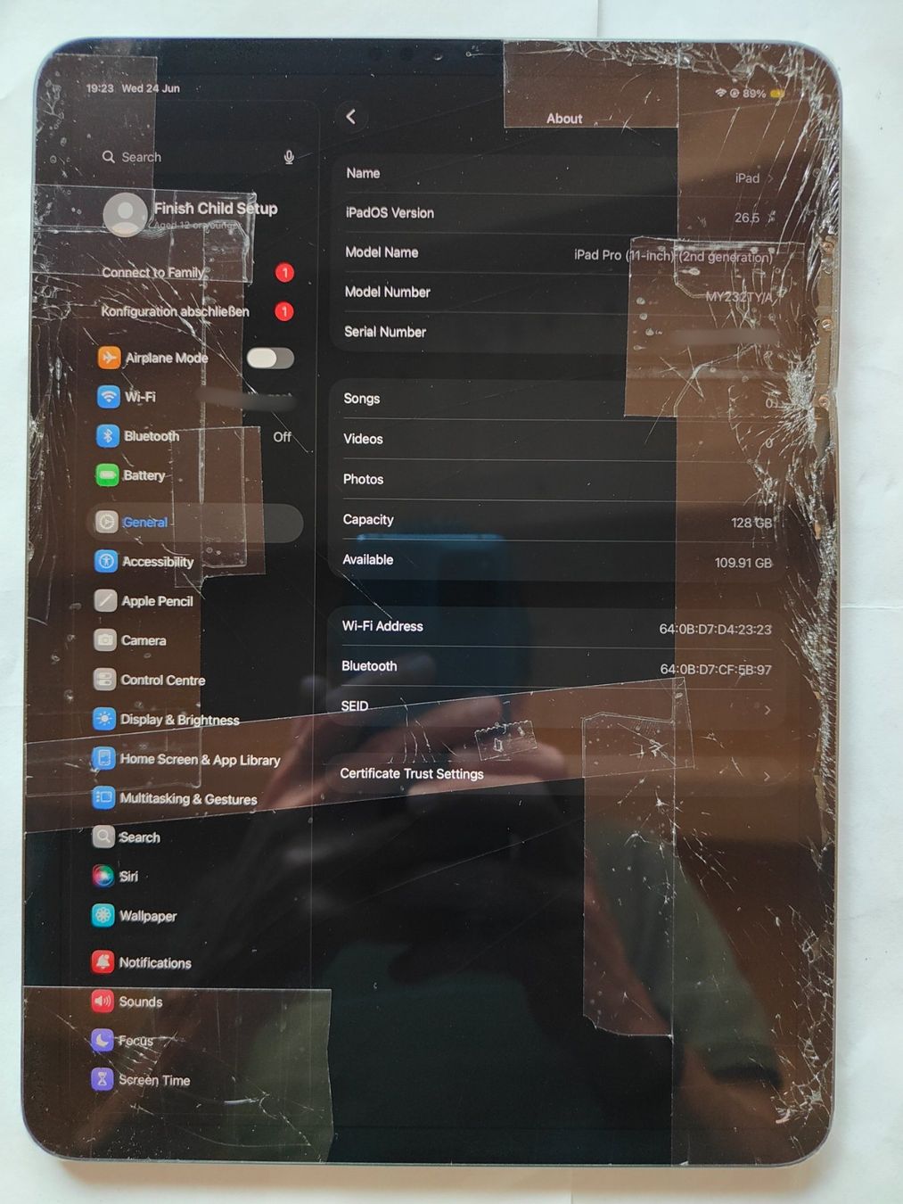 Apple Tablet PC: iPad Pro 11-inch 128GB Space Gray – Usato da Adelboden venduto da rol_4zgi