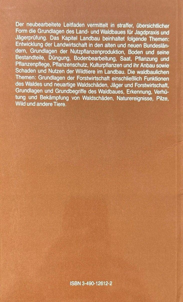 Libri: Der Jäger als Land- und Forstwirt – Usato da Sarnen venduto da Livres 1