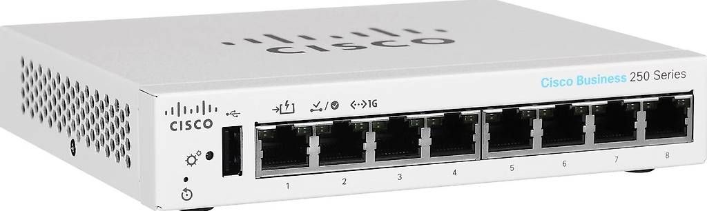 Cisco Hub & Switch: Netzwerk Switch Cisco CBS250-8T-D – Usato da Egliswil venduto da LANgsam_86