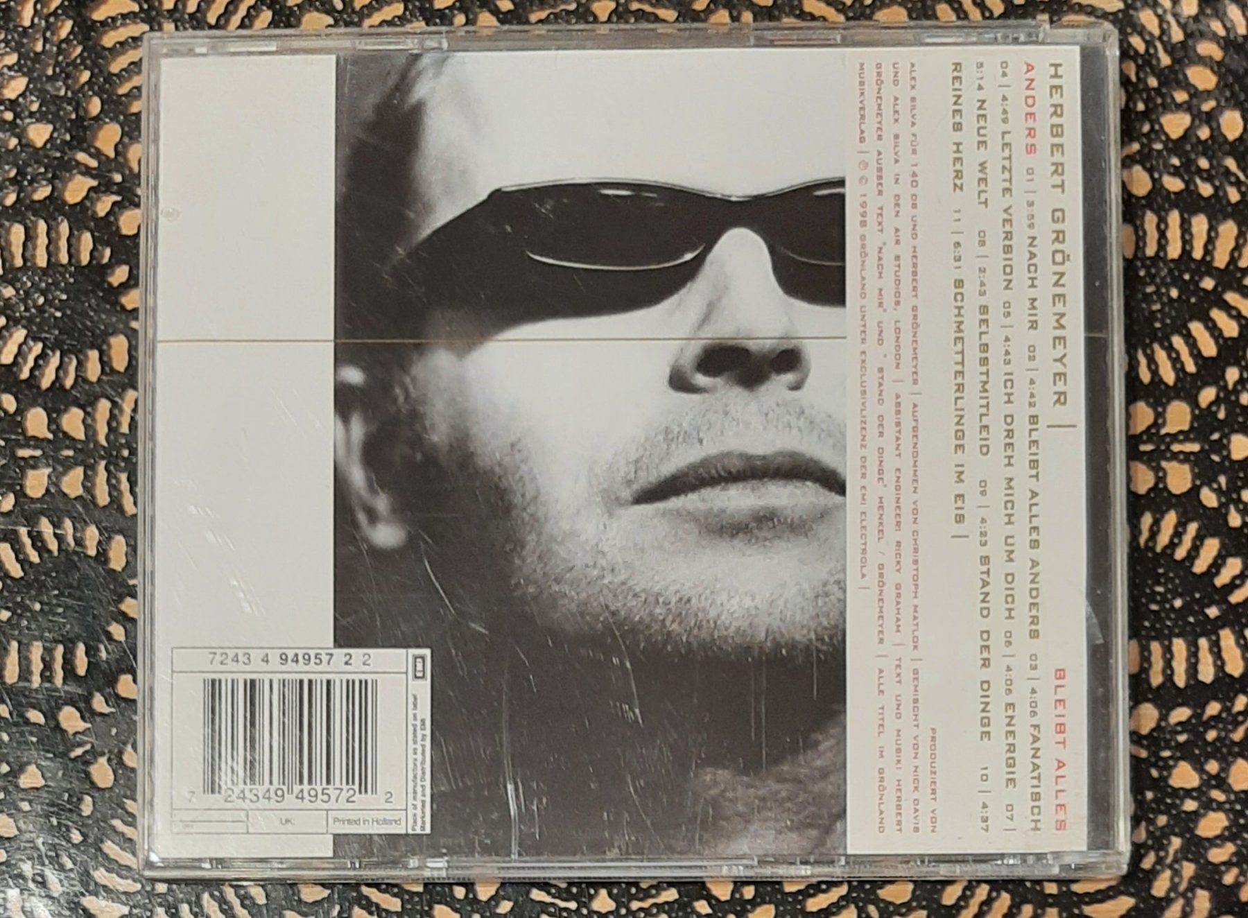 CDs: Herbert Grönemeyer -  Bleibt Alles Anders, DE Pop CD 1998 – Gebraucht aus Schönenberg TG von breiti12 1