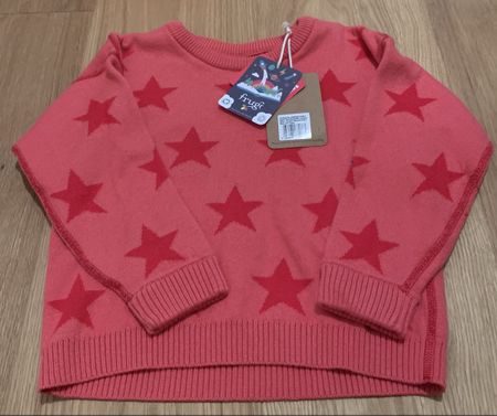 Frugi Bio Wende-Pullover 3-4 Jahre, NEU mit Etikett