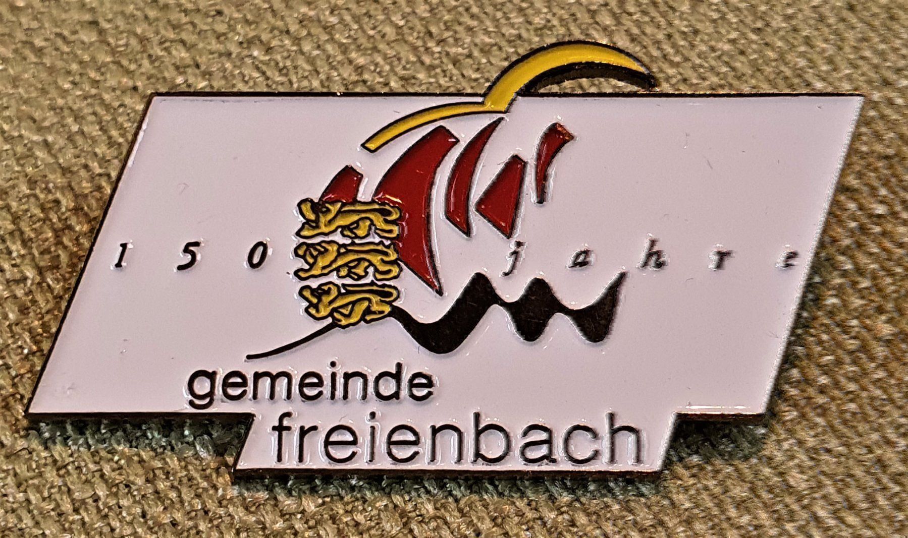 Poster & Bilder: B705 - Pin 150 Jahre Gemeinde Freienbach – Gebraucht aus Reinach BL von Boston-Verkauf