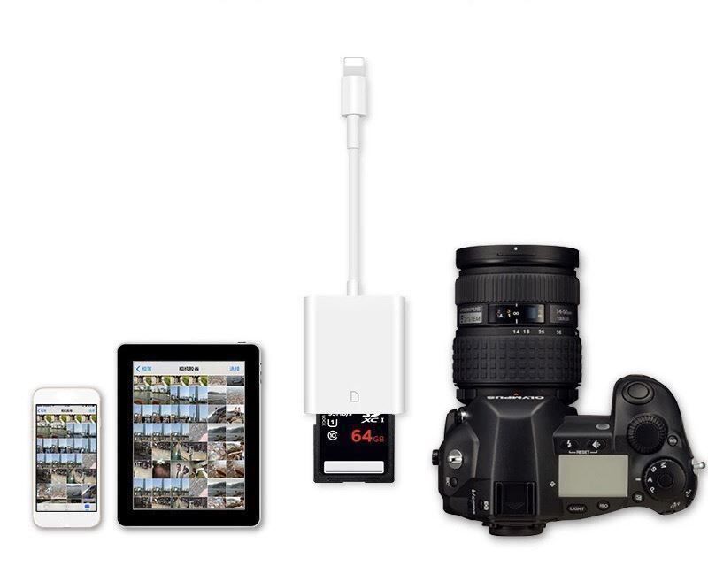 Lettori di schede: Lightning zu SD Kartenleser Foto iPhone – Nuovo e nell'imballaggio originale da Zürich venduto da Store-247