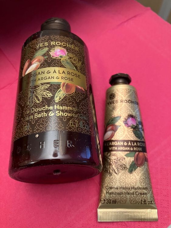 Yves Rocher 2 tlg. Set, Bain Douche Hammam & Handcreme Argan Comprare