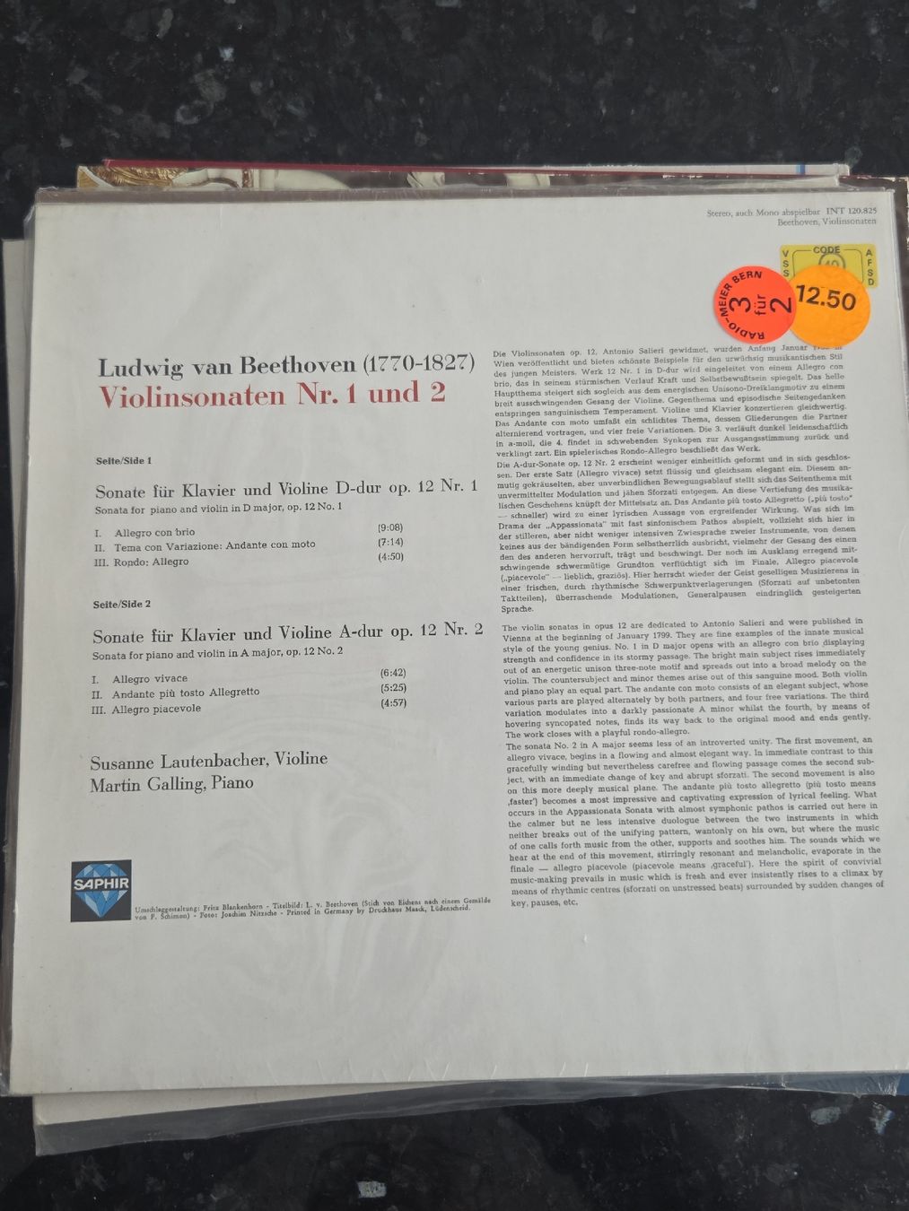 Dischi in vinile: Ludwig van Beethoven  – Usato da Müntschemier venduto da Fee_00 1
