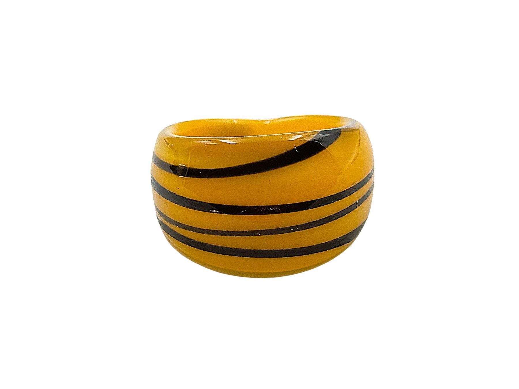 Murano Anelli: Ring Murano Glas G 54 Breite 14mm – Nuovo e nell'imballaggio originale da Oberkulm venduto da Murano-Schmuck 3