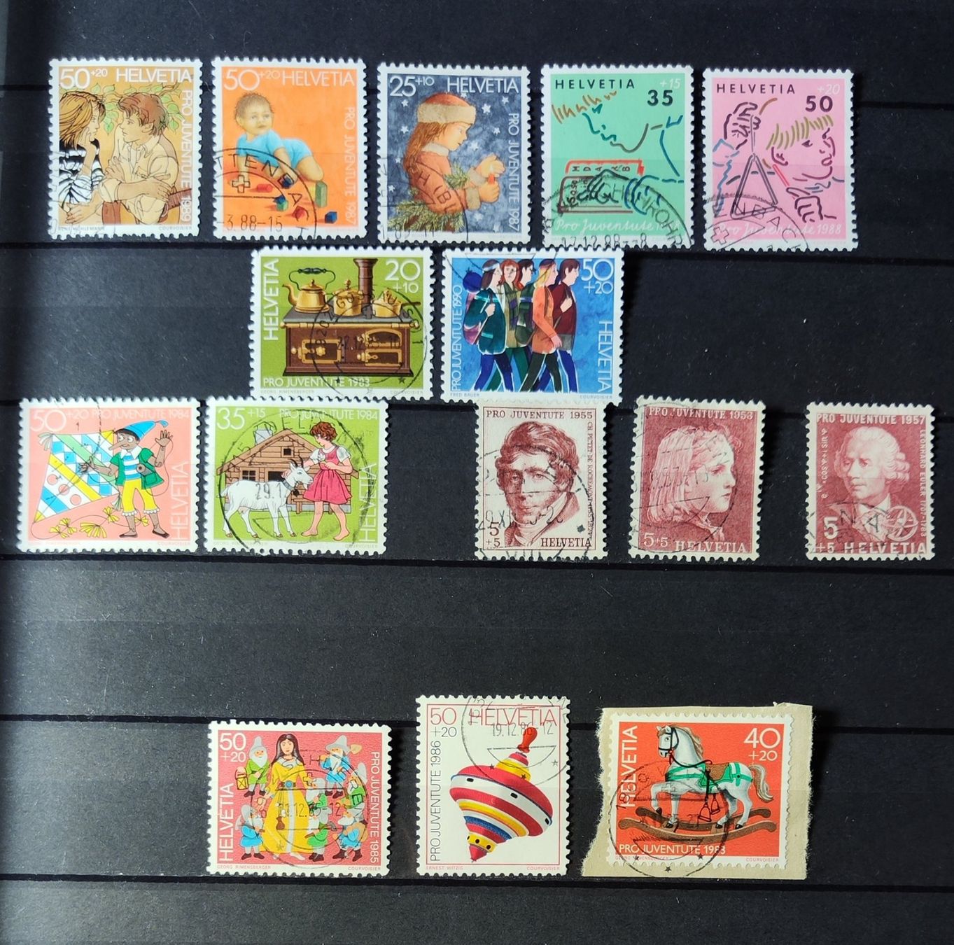 Tutti i francobolli: Pro Juventute Briefmarken – Usato da Lenzburg venduto da Dani_Lenzburg