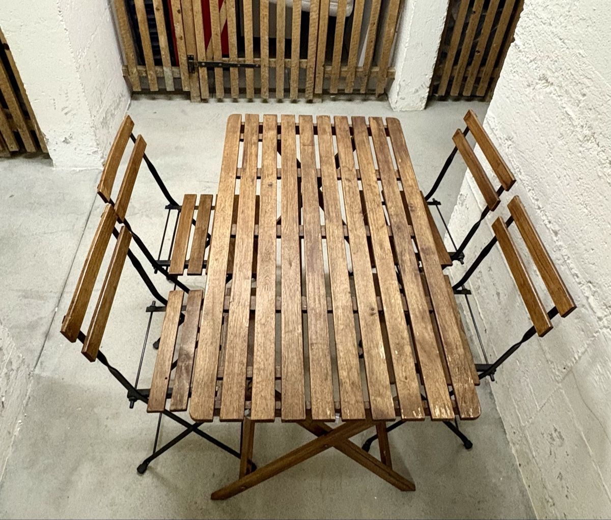 IKEA TÄRNÖ Balkon-/Gartenset mit 4 Klappstühlen und Tisch (Gebraucht) in Dübendorf für CHF 70 – nur Abholung auf Ricardo kaufen