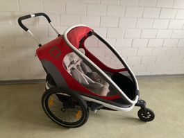 Kinderfahrradanhänger / Veloanhänger für zwei Kinder