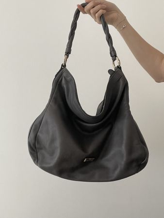 Sac à main Coccinelle cuir gris