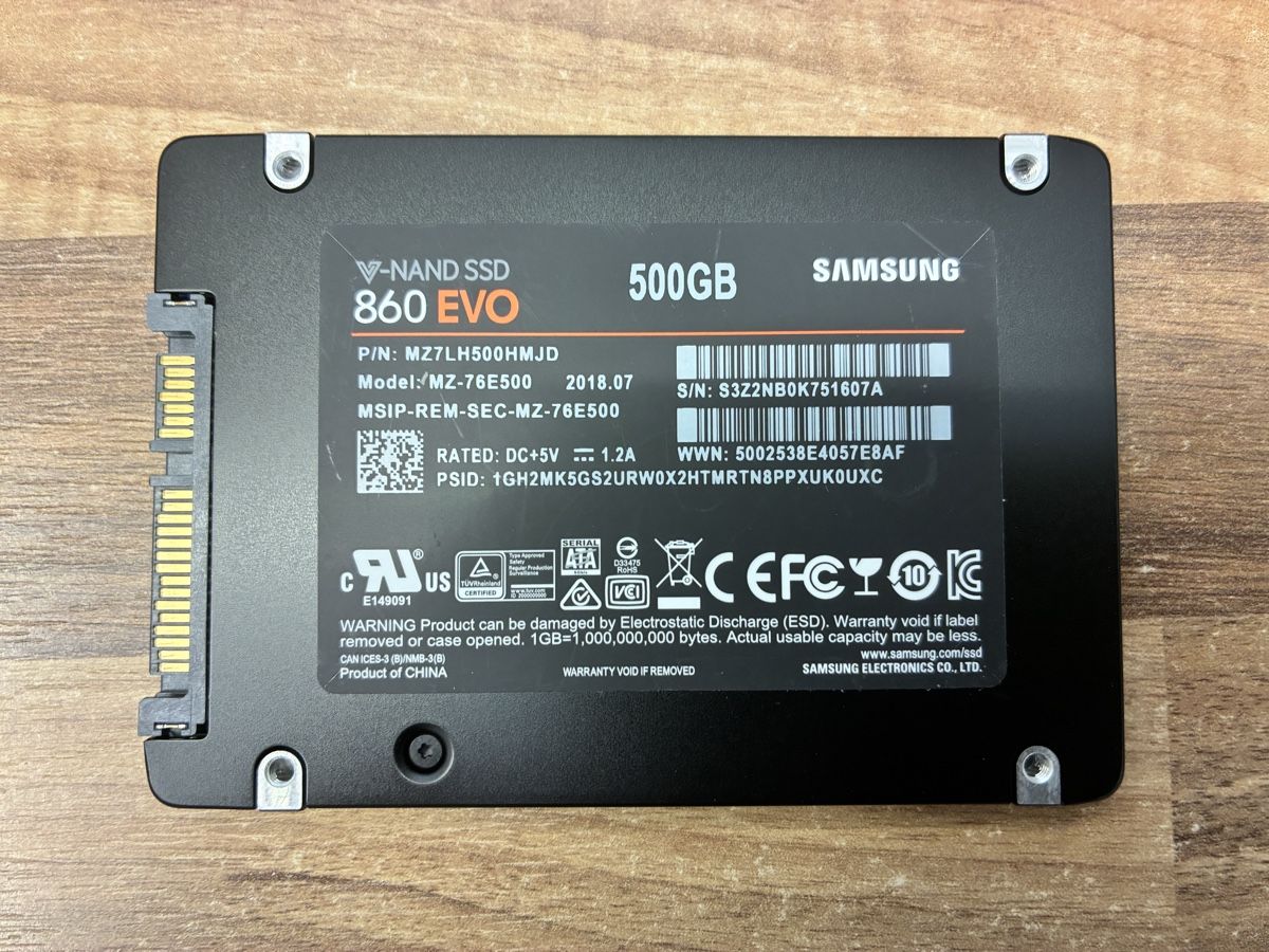 Samsung Dischi rigidi: SSD Hardisk 860 Evo – Usato da Langnau b. Reiden venduto da MacGuinness