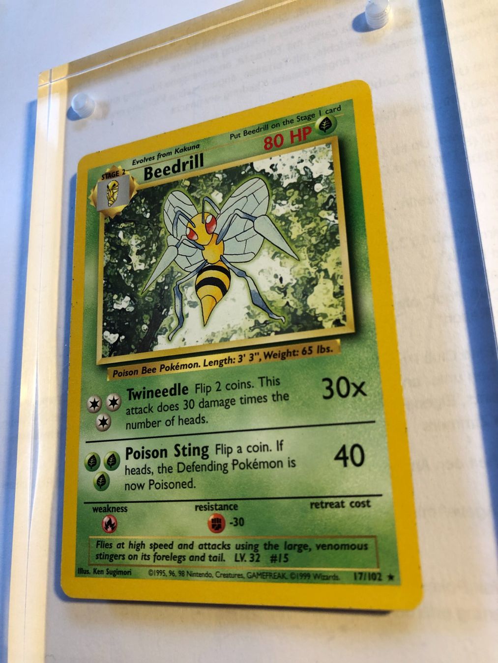 Carte collezionabili: Beedrill (rare) Base set - LP - ab 1.- – Usato da Giubiasco venduto da dan_pr8b 2