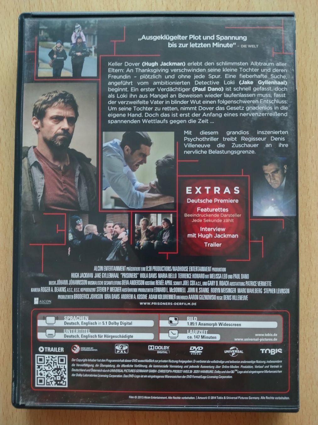 Alle DVDs: Prisoners - DVD Thriller – Gebraucht aus Jona von Argus36 1