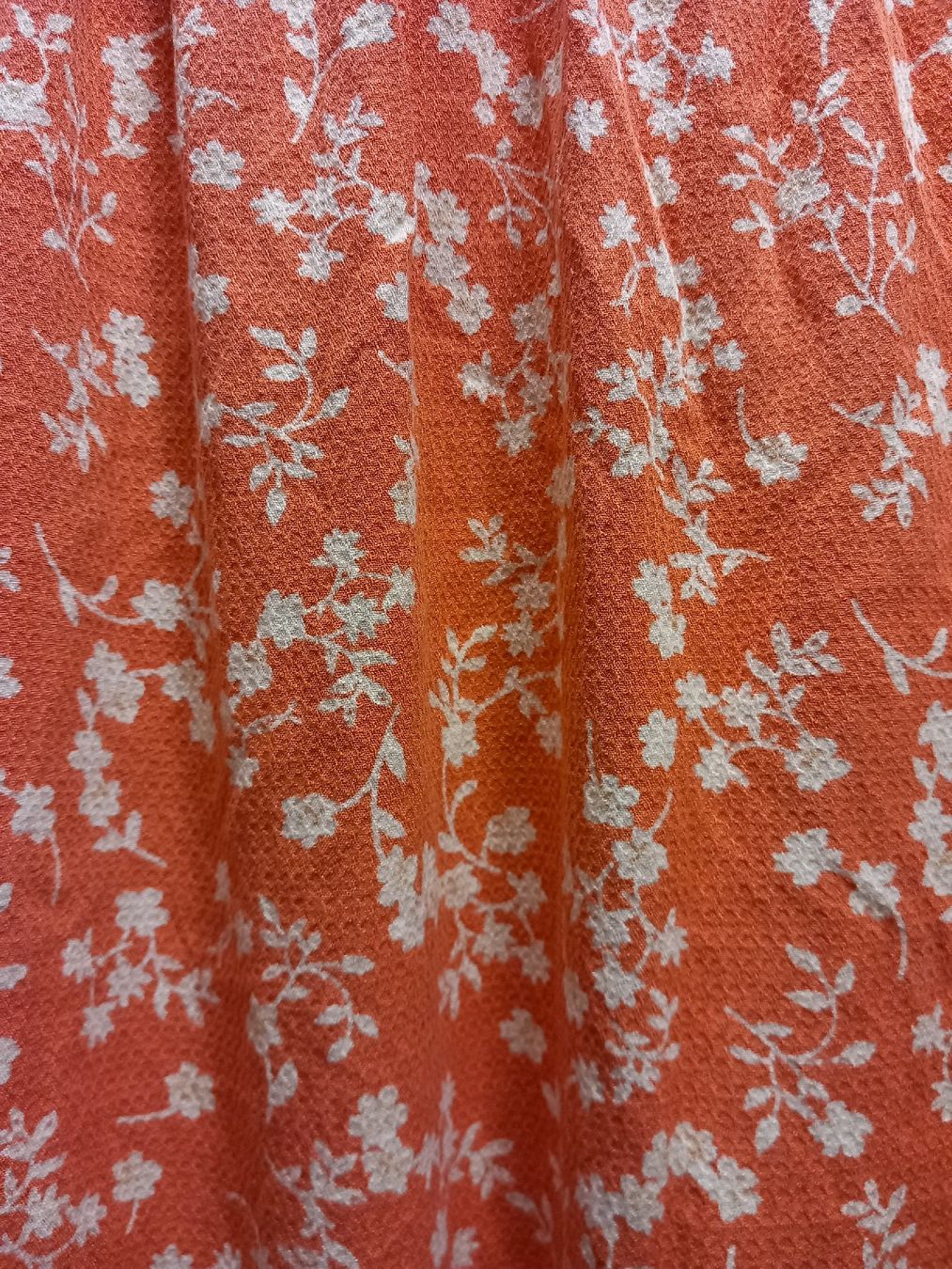 Pieces Vestiti: Robe fleurie en viscose orange Pieces Taille L – Usato da Faoug venduto da per_kp6r 1