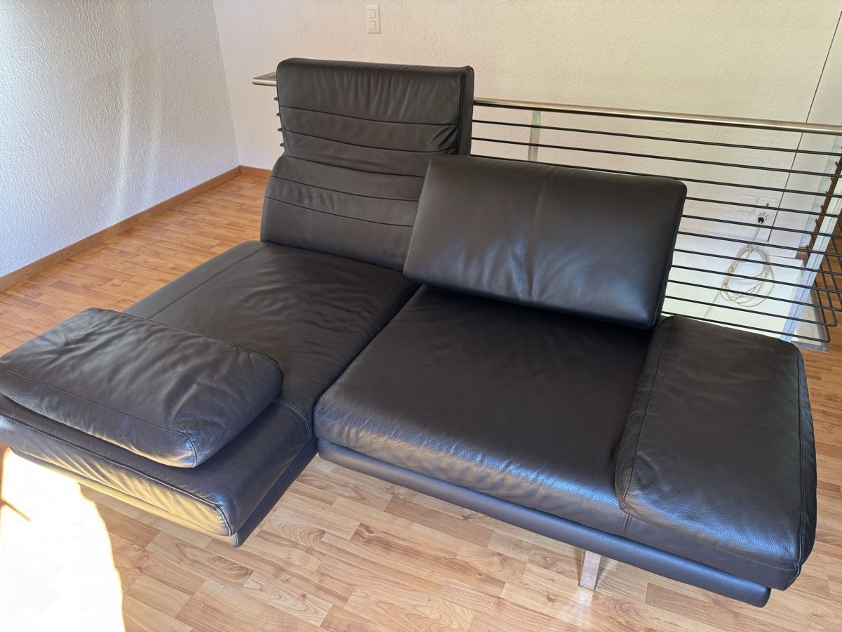 Sofas: Flexiebles Ledersofa – D'occasion à Rohrbach par ray_l7jm 1