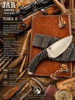 JAR KNIVES "TORA" Messer 2379 Stahl 60 HRC 1/1