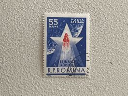Cosmo und Space Theme Briefmarke