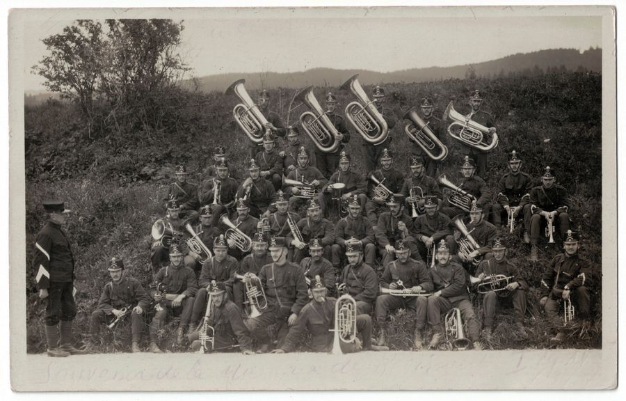 Ansichtskarten: Armee Musique, poste de campagne 1911 BATAILLON 3 – Gebraucht aus Frauenfeld von POML