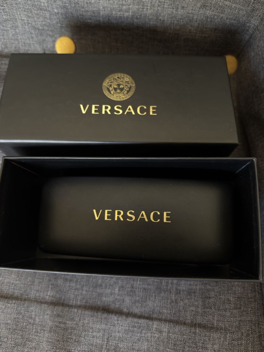 Versace Occhiali & Lenti: Versace Sunglasses gold aviator mirror lenses with box – Usato da Zürich venduto da X.serch 1