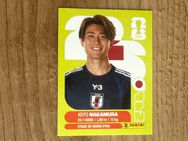 Panini FIFA World Cup 2026 Sticker Keito Nakamura  JAP 15