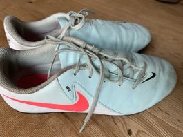 Nike Football Boots Light Blue Size 38 Used