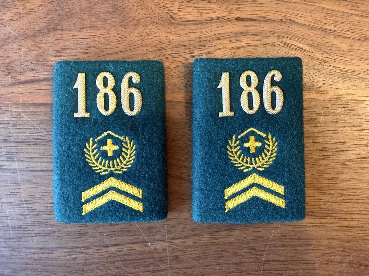 Schweizer Armee Toppe: Patellette de sergent-major Infanterie  – Nuovo (secondo la descrizione) da La Tour-de-Peilz venduto da laurent1979
