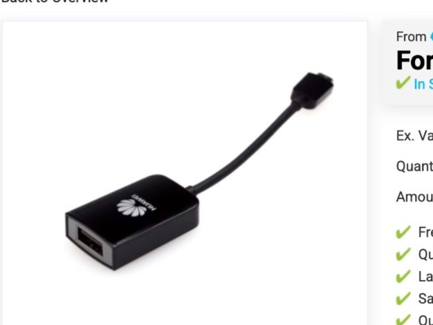 Huawei Cavi: Huawei USB-A -  micro USB  new – Nuovo e nell'imballaggio originale da Fribourg venduto da J334455