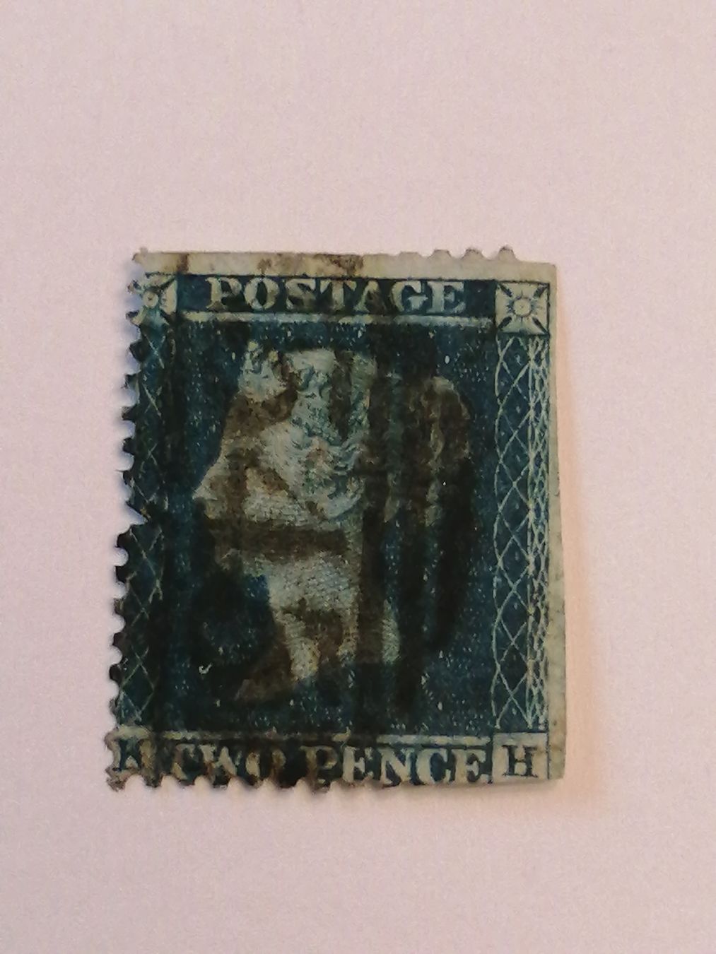 Tous les timbres: Two Pence Blue 1855 – D'occasion à Happerswil par tschergi