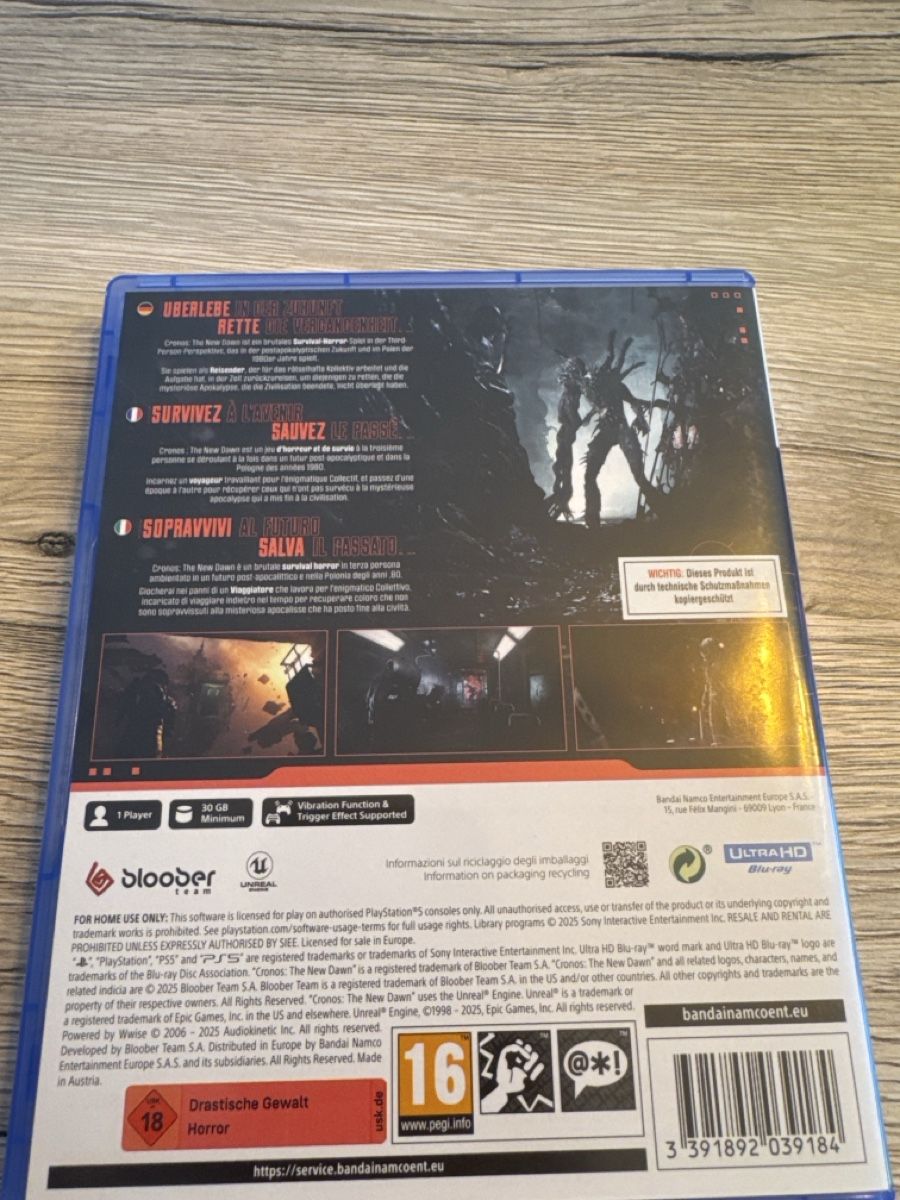 Jeux: Jeu PS5 CRONOS The New Dawn occasion – D'occasion à Courrendlin par jay_lkn6 2