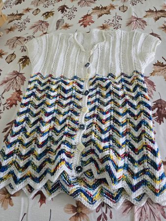 handgestricktes gilet