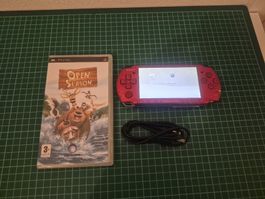 Sony PSP Limited Edition Rot + Open Season Spiel! Top! 