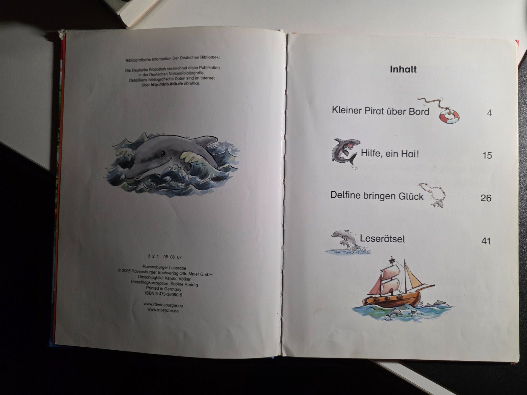 Bücher: Leserabe - Delfin Geschichten - 2005 – Gebraucht aus Walterswil BE von Lonitti 4
