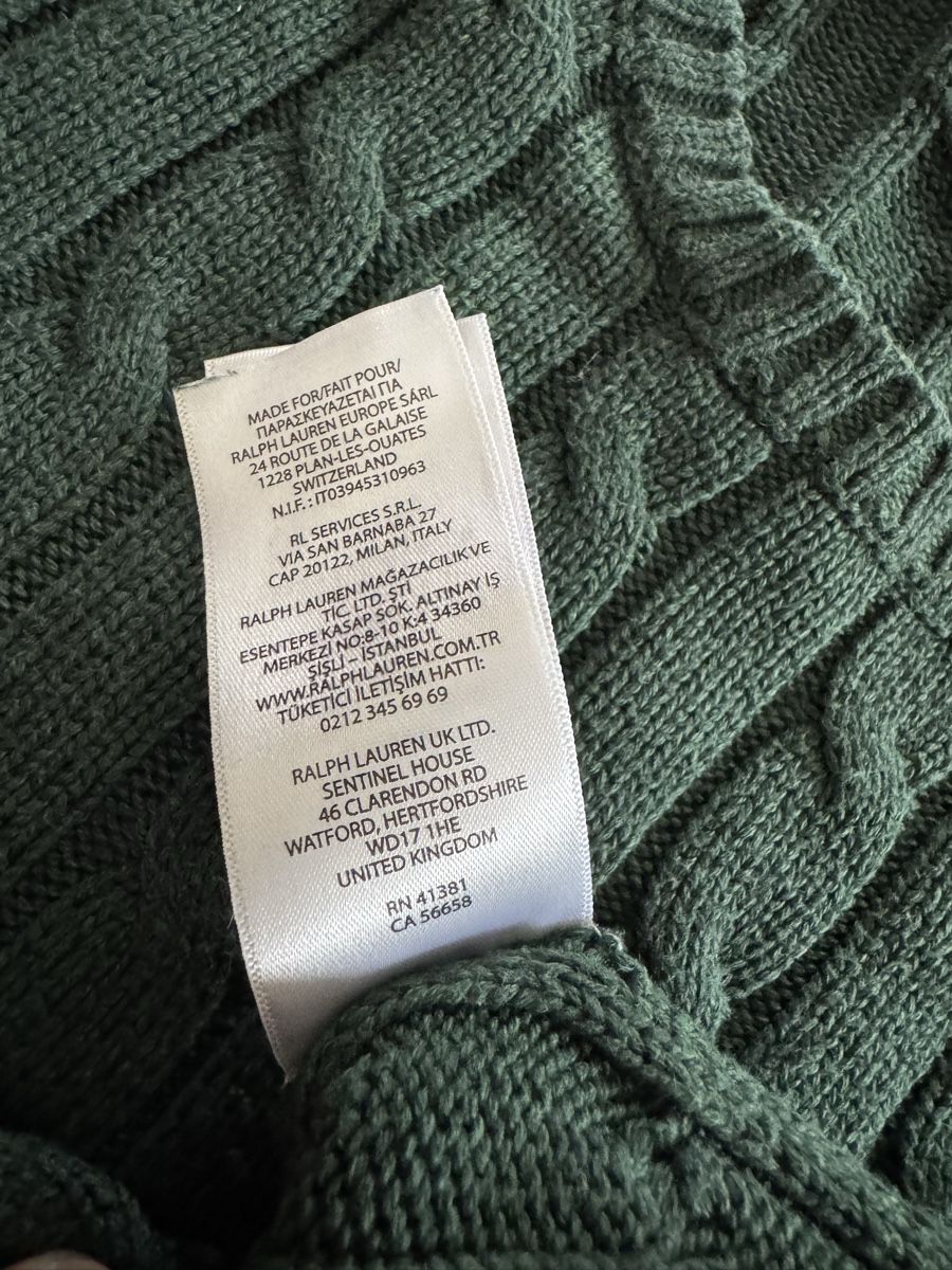 Ralph Lauren Maglioni & Felpe: Original Polo Ralph Lauren Zopfstrick Pullover – Usato da Vionnaz venduto da b_f_d_r_g 6