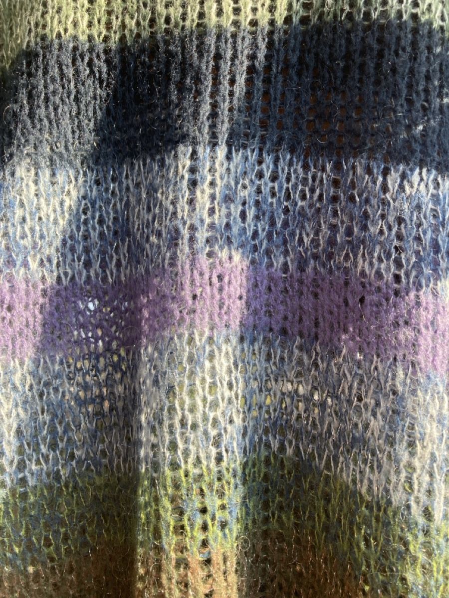 T-shirt: Sommerliches Stricktop in Regenbogenfarben, Grösse S – Usato da Bottmingen venduto da sand-b 2