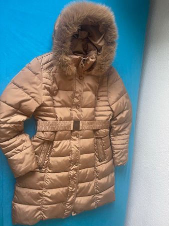 Top Winter Jacke mit Pelzkragen, Grösse XL, Top Zustand!