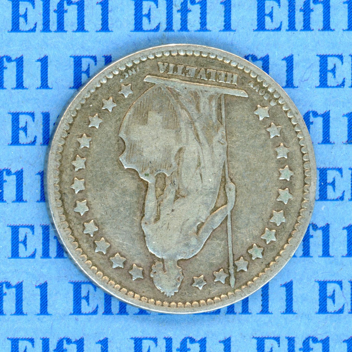 Tutti le monete: CHF___1.00 1876 ss 1 Franken – Usato da Widnau venduto da Elf11 1