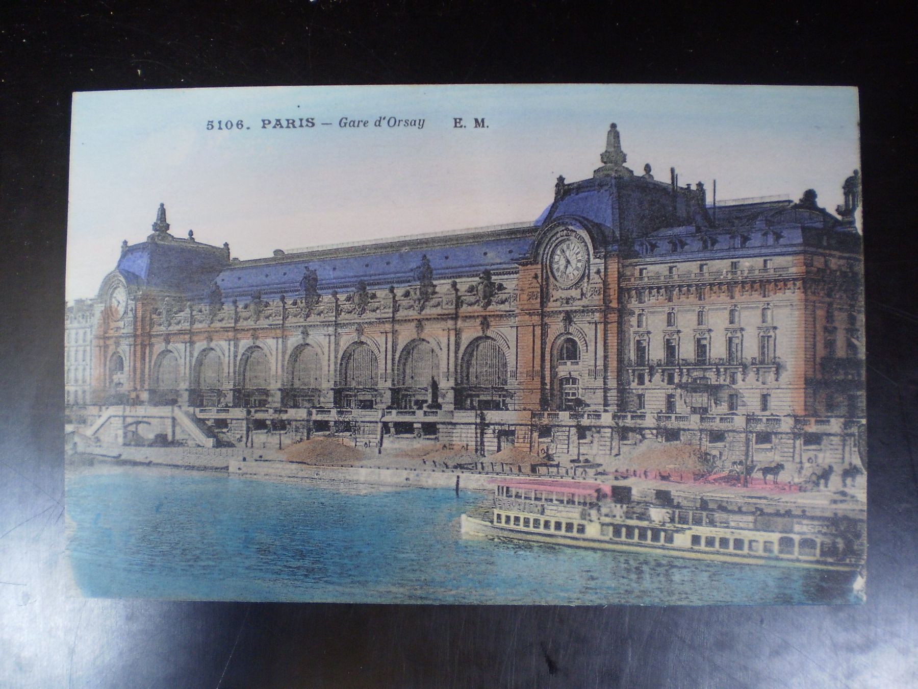 Cartoline postali: 2 Ansichtskarten Paris Gare d'Orléans / Versailles – Usato da Lenzburg venduto da strebeck 2
