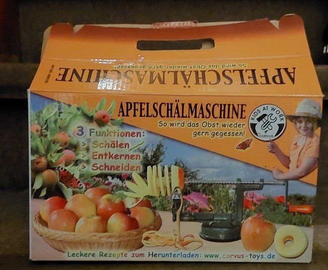 Küchengeräte: Apfelschälmaschine - Herbstzeit ist Apfelzeit – Neu (gemäss Beschreibung) aus Zufikon von brocki5621