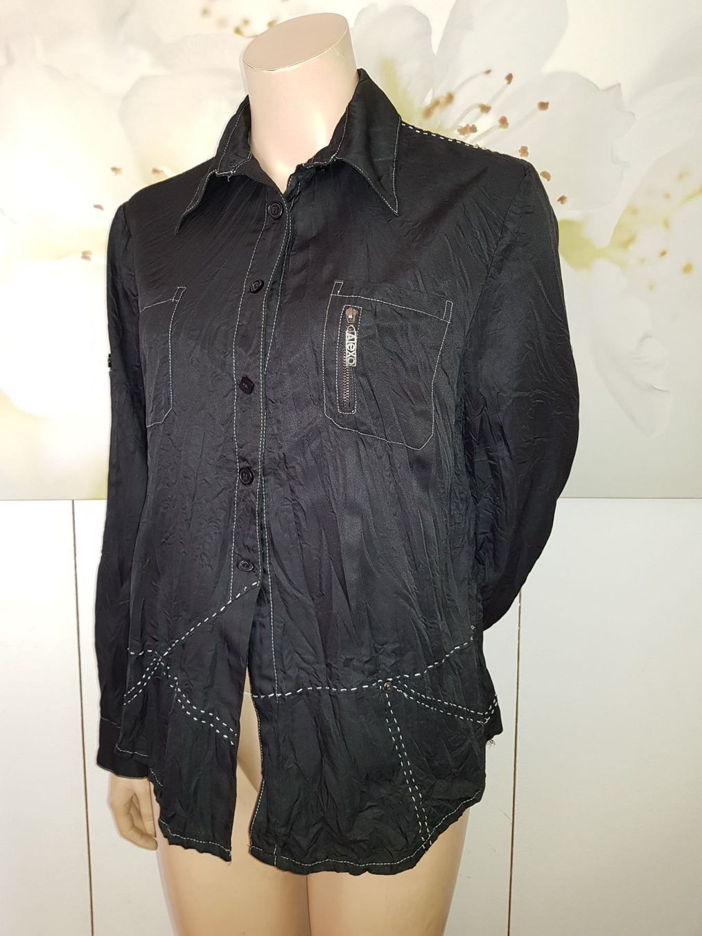 Blusen: Chemisier / Bluse ALEXO   Taille/Grosse  L – Gebraucht aus Cossonay-ville von Super-Price-Quality 4