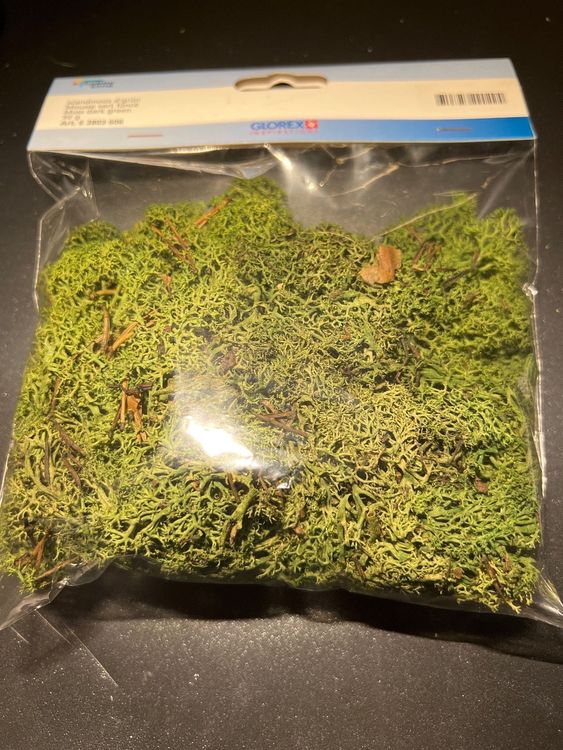 Busch 7106 Islandmoos – 150 G, Hell- & Dunkelgrün, Für Modellbau & Dioramen