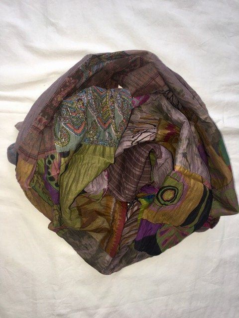 Foulards, Tücher & Schals: INDISCHER PATCHWORK SCHAL - EINZELSTÜCK - NEU – Neu und originalverpackt aus Honau von sainj