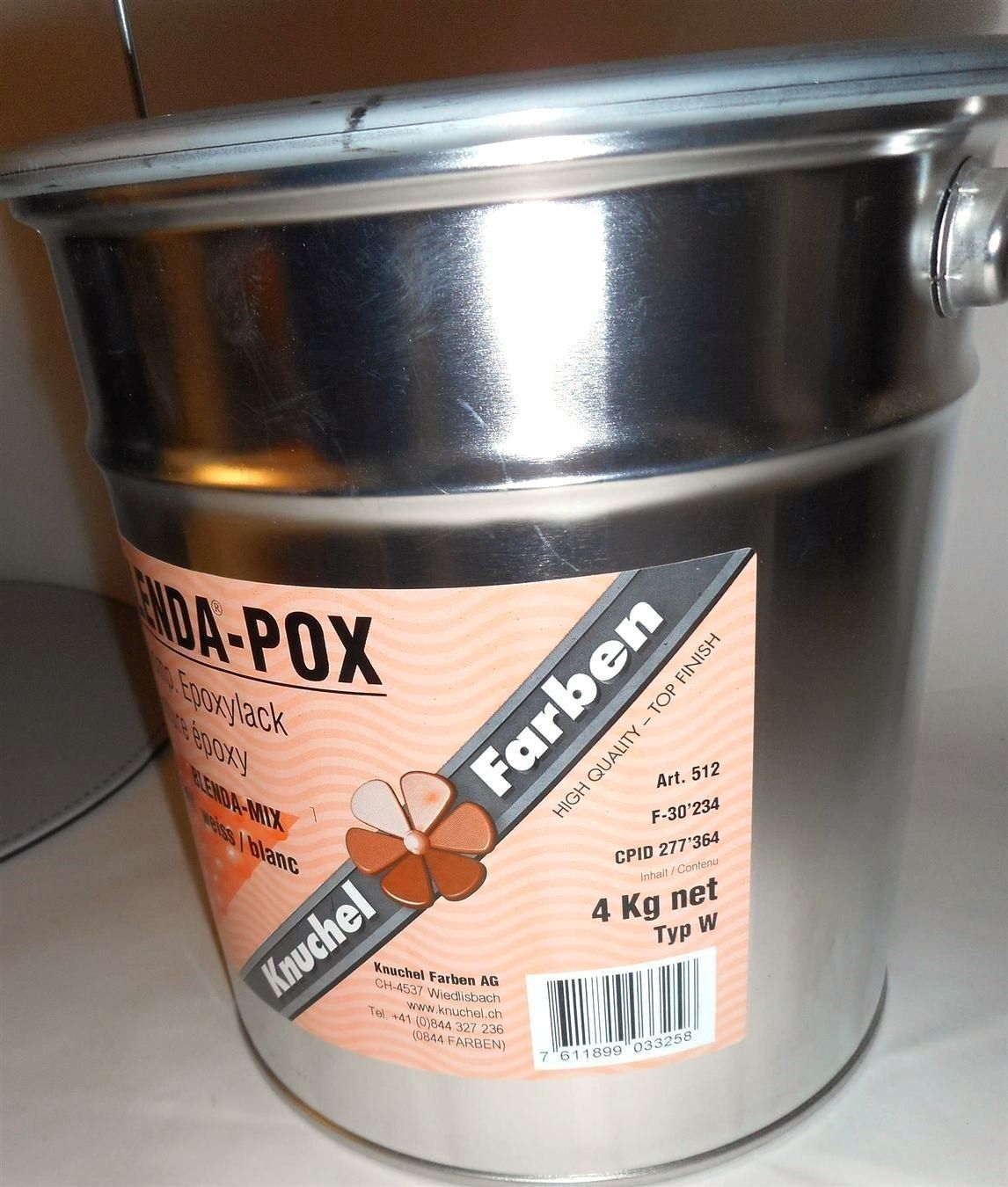 Colori: 512 BLENDA-POX 2-Komp. Epoxylack weiss – Nuovo e nell'imballaggio originale da Kägiswil venduto da nick333 1