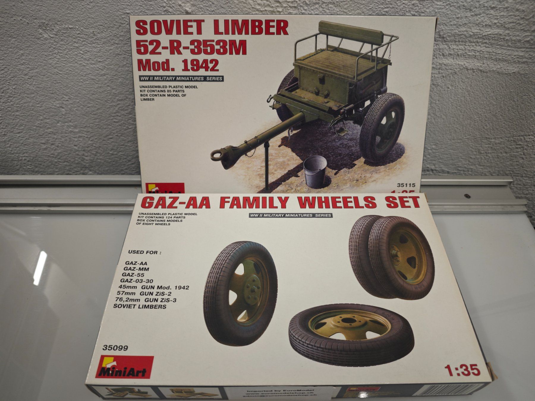 Revell Kit di modellismo & Modellini statici: Modèle MiniArt 1:35 Soviet Limber 52-R-353M neuf – Nuovo (secondo la descrizione) da VETROZ venduto da Bimmer_CH