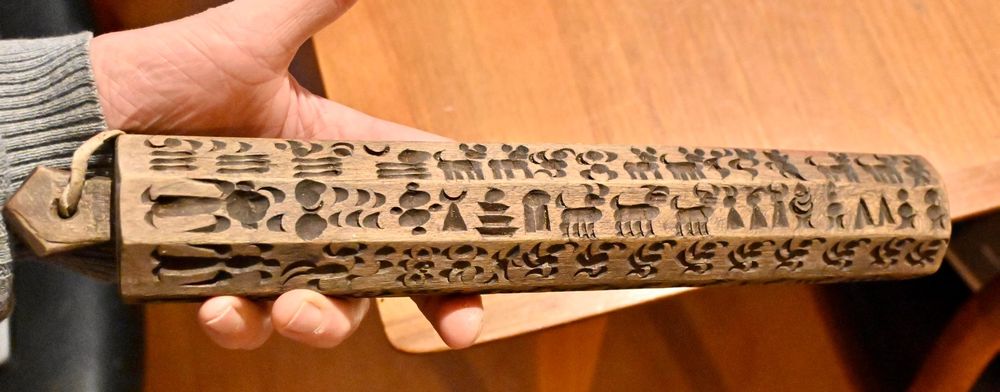 Inkadinkado Holz-Stempel Set – Schloss & Schlüssel Motiv, 2 Stempel Auf Holzblock (versch. Größen)